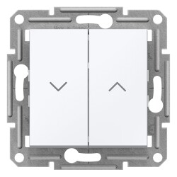 SCHNEIDER EPH1370521 ASFORA BEYAZ ÇERÇEVESİZ JALUZİ KUMANDA ANAHTAR - SCHNEIDER