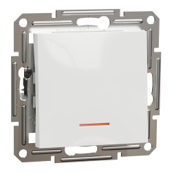 Schneider Electric EPH1470121 EPH1470121 ANAHTAR IŞIKLI BEYAZ ÇERÇEVESİZ - SCHNEIDER