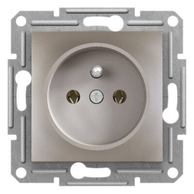 SCHNEIDER EPH2800169 ASFORA ÇERÇEVESİZ BRONZ UPS PRİZ - 1