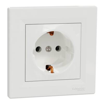 Schneider Electric EPH2900121 EPH2900121 TOPRAKLI PRİZ BEYAZ - 1