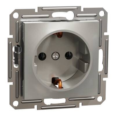 SCHNEIDER EPH2900169 ASFORA 16A ÇERÇEVESİZ BRONZ TOPRAKLI PRİZ - 1