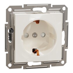 SCHNEIDER EPH2970223 ASFORA 16A ÇERÇEVESİZ KREM ÇOCUK KORUMALI TOPRAKLI PRİZ - SCHNEIDER