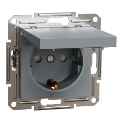 SCHNEIDER EPH3100162 ASFORA 16A ÇELİK KAPAKLI TOPRAKLI PRİZ - SCHNEIDER