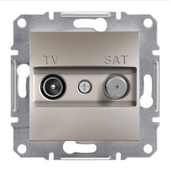 Schneider Electric EPH3400169 EPH3400169 TV SAT PRİZİ SONLU FTİPİ İKİLİ BRONZ - SCHNEIDER
