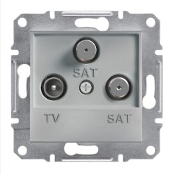 Schneider Electric EPH3600161 EPH3600161 TV-SAT -SAT PRİZİ ÜÇLÜ ALÜMİNYUM - SCHNEIDER