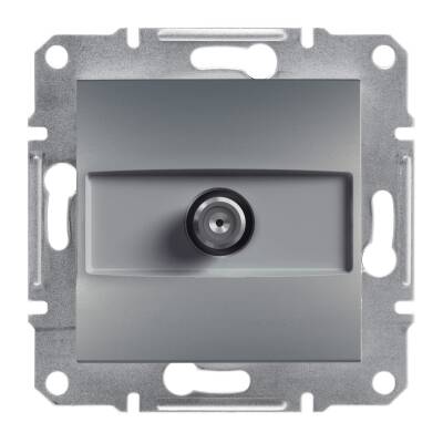SCHENIDER EPH3700162 ASFORA ÇELİK SAT 1 dB SONLU SAT PRİZİ - 1
