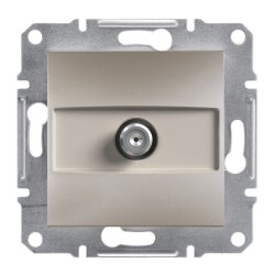 SCHENIDER EPH3700169 ASFORA BRONZ SAT 1 dB SONLU SAT PRİZİ - SCHNEIDER