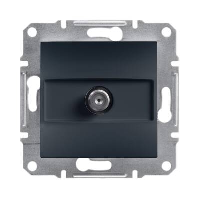 SCHENIDER EPH3700171 ASFORA ANTRASİT SAT 1 dB SONLU SAT PRİZİ - 1