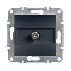 SCHENIDER EPH3700171 ASFORA ANTRASİT SAT 1 dB SONLU SAT PRİZİ - SCHNEIDER