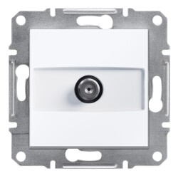 SCHENIDER EPH3770121 ASFORA BEYAZ ÇERÇEVESİZ 1dB UYDU SAT PRİZ - SCHNEIDER