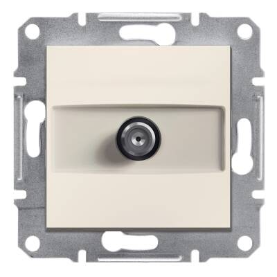 SCHENIDER EPH3770123 ASFORA KREM ÇERÇEVESİZ 1dB UYDU SAT PRİZ - 1