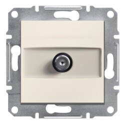 SCHENIDER EPH3770123 ASFORA KREM ÇERÇEVESİZ 1dB UYDU SAT PRİZ - SCHNEIDER