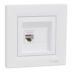 Schneider Electric EPH4300121 EPH4300121 1*RJ45CAT5e-UTP BEYAZ - SCHNEIDER