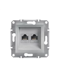 Schneider Electric EPH4300161-02 EPH4300161-02 1*RJ45 CAT5e-UTP KONNEKTÖRSÜZ ALÜM. - SCHNEIDER