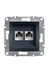 Schneider Electric EPH4400171 EPH4400171 2*RJ45 CAT5e-UTP ANTRASİT - SCHNEIDER