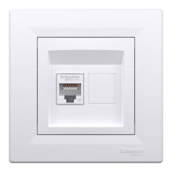 Schneider Electric EPH4700121 EPH4700121 1*RJ45CAT6-UTP BEYAZ - SCHNEIDER