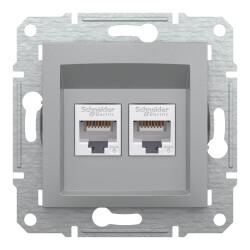 Schneider Electric EPH4800161 EPH4800161 2*RJ45 CAT6-UTP ALÜMİNYUM - SCHNEIDER