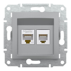 Schneider Electric EPH4900161 EPH4900161 RJ11 + RJ45 Cat5e ALÜMİNYUM - SCHNEIDER