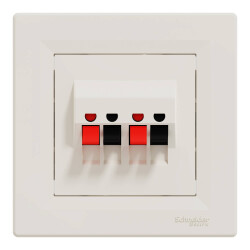 Schneider Electric EPH5700123 EPH5700123 HOPARLÖR PRİZİ İKİLİ KREM - SCHNEIDER