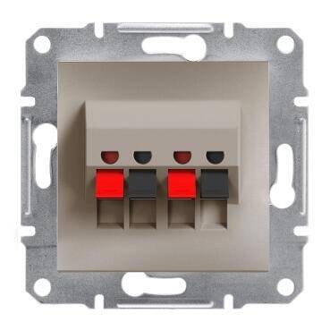 Schneider Electric EPH5700169 EPH5700169 HOPARLÖR PRİZİ İKİLİ BRONZ - 1