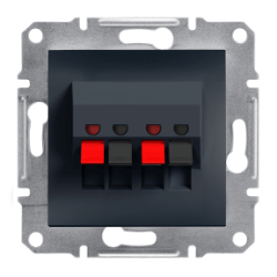 Schneider Electric EPH5700171 EPH5700171 HOPARLÖR PRİZİ İKİLİ ANTRASİT - SCHNEIDER