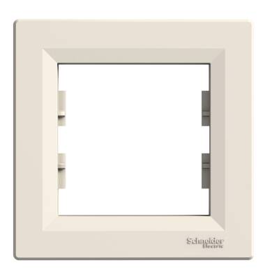 SCHNEIDER EPH5800123 ASFORA TEKLİ ÇERÇEVE KREM - 1