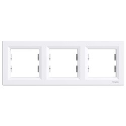 SCHNEIDER EPH5800321 ASFORA ÜÇLÜ ÇERÇEVE YATAY BEYAZ - SCHNEIDER