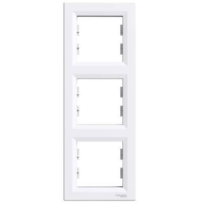 SCHNEIDER EPH5810321 ASFORA ÜÇLÜ ÇERÇEVE DİKEY BEYAZ - 1