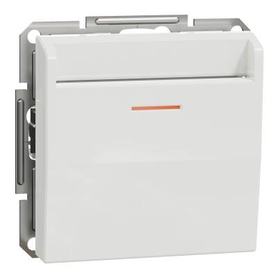 SCHNEIDER EPH6270121 ASFORA ÇERÇEVESİZ BEYAZ OTEL ANAHTAR KARTI MEKANİK ENERGY SAVER - 1