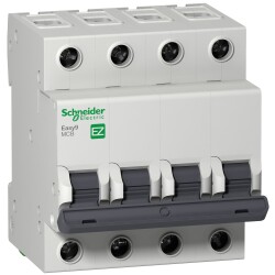 SCHNEIDER EZ9F43425 Easy9 4P 25A C TİPİ 3kA OTOMATİK SİGORTA - SCHNEIDER