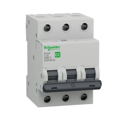 SCHNEIDER EZ9F56332 C 3*32A W OTOMAT SİGORTA 6kA - 1