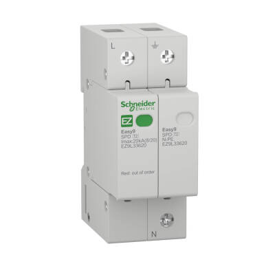 SCHNEIDER EZ9L33620 EZ9L33620 1P+N 20 kA ALÇAK GERİLİM PARAFUDRU - 1