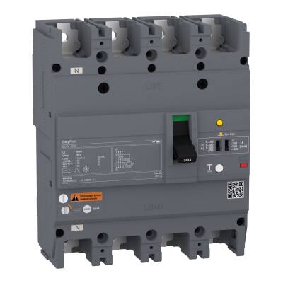 SCHNEIDER EZCV250H4100 EZCV250H4100 36kA 4*100 A SABİT TER.MAN.ŞALTER - 1