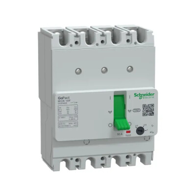 SCHNEIDER G12F4A50 40-50A 30kA 4 KUTUPLU AYARLI TER.MAN.ŞALTER - SCHNEIDER