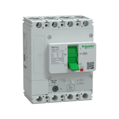 SCHNEIDER G20B4A100 70-100A 25kA 4 KUTUPLU AYARLI TER.MAN.ŞALTER - SCHNEIDER