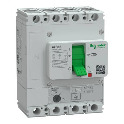 SCHNEIDER G20B4A50 35-50A 25kA 4 KUTUPLU AYARLI TER.MAN.ŞALTER - 1