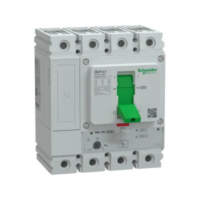 SCHNEIDER G25F4A160 112-160A 36kA 4 KUTUPLU AYARLI TER.MAN.ŞALTER - SCHNEIDER