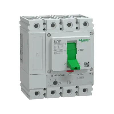 SCHNEIDER G25F4A250 175-250A 36kA 4 KUTUPLU AYARLI TER.MAN.ŞALTER - 1