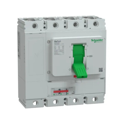 SCHNEIDER G80H4E500 125-500A 70kA 4 KUTUPLU ELEKTRONİK TER.MAN.ŞALTER - SCHNEIDER