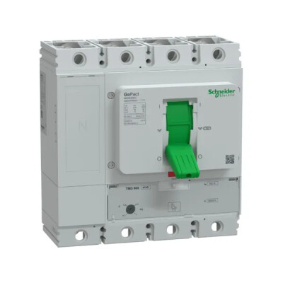SCHNEIDER G80H4TM500 350-500A 70kA 4 KUTUPLU AYARLI TER.MAN.ŞALTER - SCHNEIDER