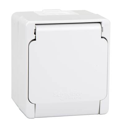 SCHNEIDER NML3100133 NEMLİ YER KAPAKLI TOPRAKLI PRİZ - 1