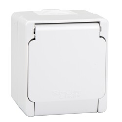 SCHNEIDER NML3100133 NEMLİ YER KAPAKLI TOPRAKLI PRİZ - SCHNEIDER