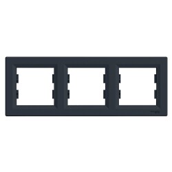 SCHNEIDER EPH5800371 ASFORA ÜÇLÜ ÇERÇEVE YATAY ANTRASİT - SCHNEIDER