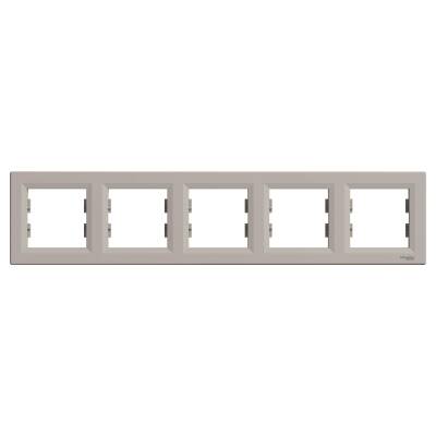 SCHNEIDER EPH5800569 EPH5800569 BEŞLİ ÇERÇEVE YATAY BRONZ - 1