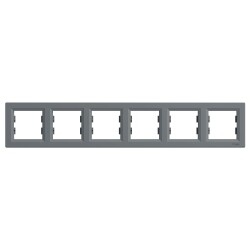 SCHNEIDER EPH5800662 ASFORA ALTILI ÇERÇEVE YATAY ÇELİK - SCHNEIDER