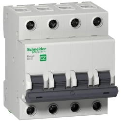 SCHNEIDER EZ9F34440 EASY 9 PRO 4P 40A 4.5kA C TİPİ OTOMATİK SİGORTA - SCHNEIDER