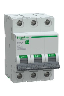 SCHNEIDER EZ9F59320 C 3*20 A W OTOMAT SİGORTA 10kA - 1