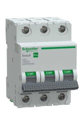 SCHNEIDER EZ9F59320 EASY 9 PRO 3P 20A 10Ka C TİPİ OTOMATİK SİGORTA - SCHNEIDER