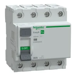 SCHNEIDER EZ9R69440 EASY 9 PRO 4P 40A 300mA AC TİP KAÇAK AKIM RÖLESİ - SCHNEIDER