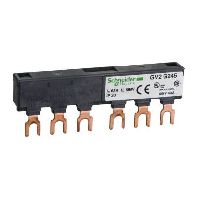 SCHNEIDER GV2G245 GV2 3P 63A 2 Lİ BESLEME BARASI - 1